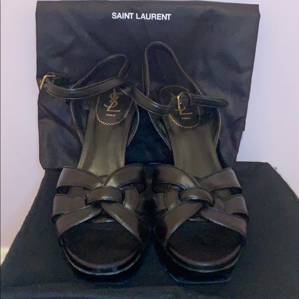 Saint Laurent YSL TRIBUTE leather sandals